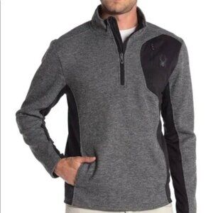 Spyder Raider Quarter Zip Pull Over Mens Size Small Performance Fleece NWT
